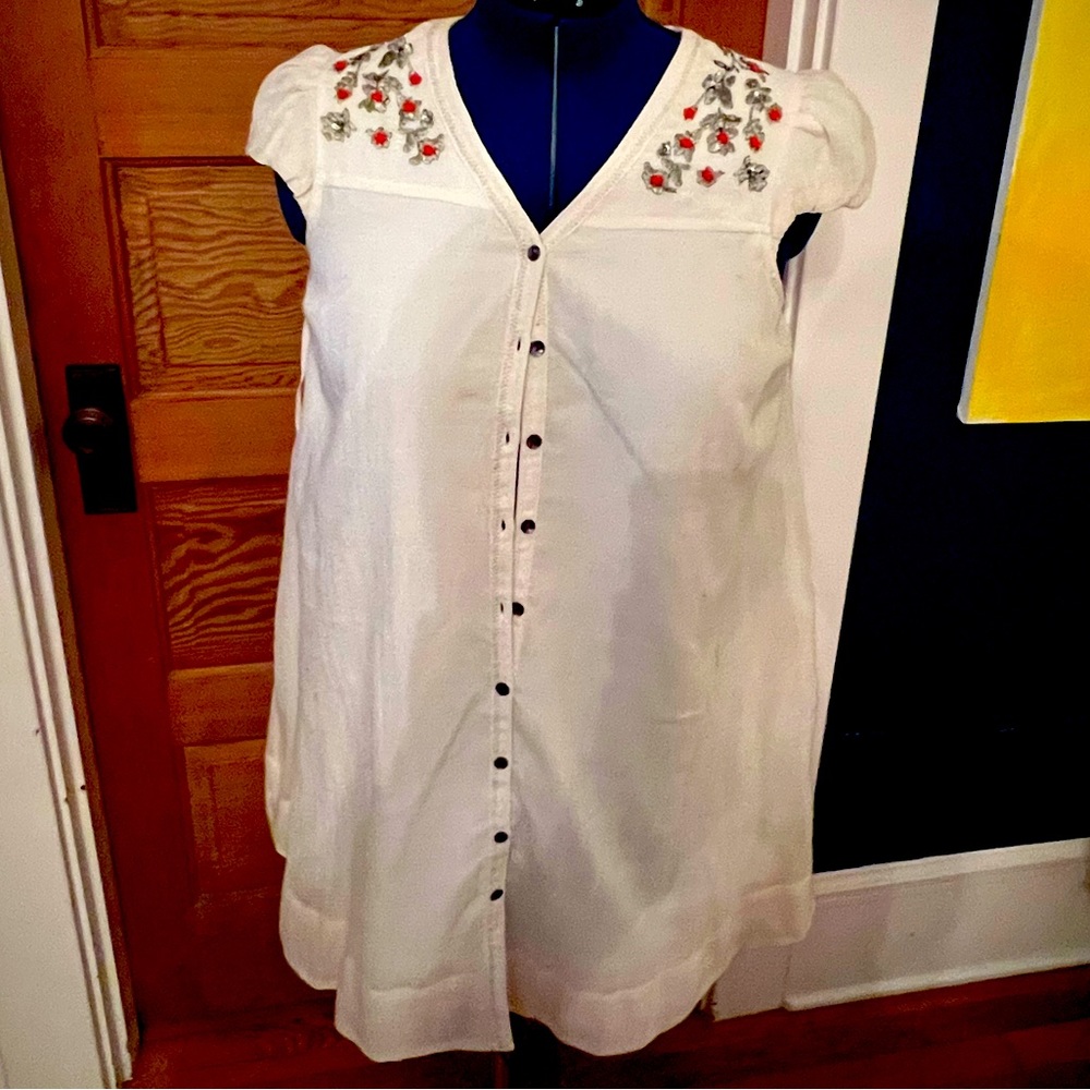 Anthropologie || Meadow Rue || A- line Babydoll Dress with Pockets || Size 6